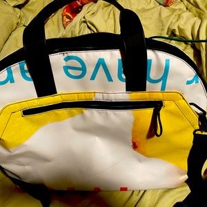 Recycled Banner Messenger Bag